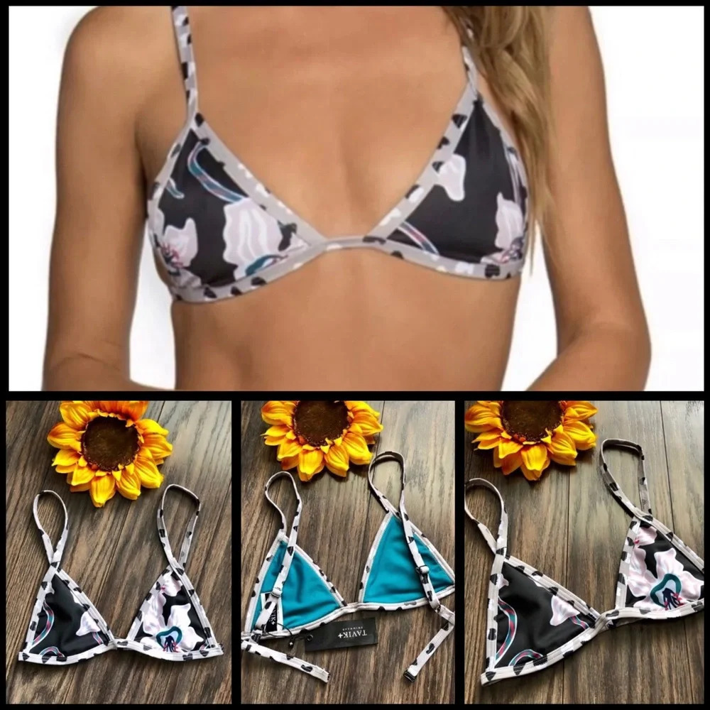 🦋B2G1🦋TAVIK JETT Blossom Bikini Swim Top NWT | X-SMALL |